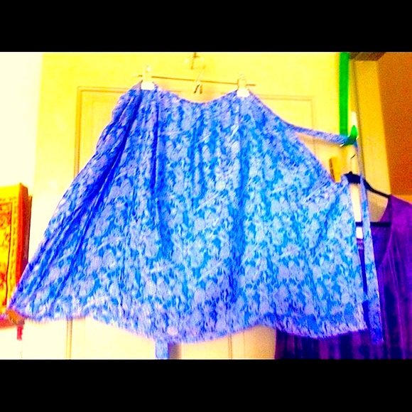 *Oriental Brocade Skirt wrap silky Full sweep OSFM Vtg no tag Flared Satiny - Picture 4 of 6